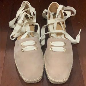 Nude espadrilles size 9